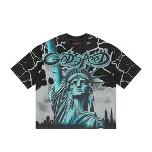 Godspeed Crew Neck T-Shirt Voltage Mens Grey VOLTAGE-CREW NECK T-SHIRT